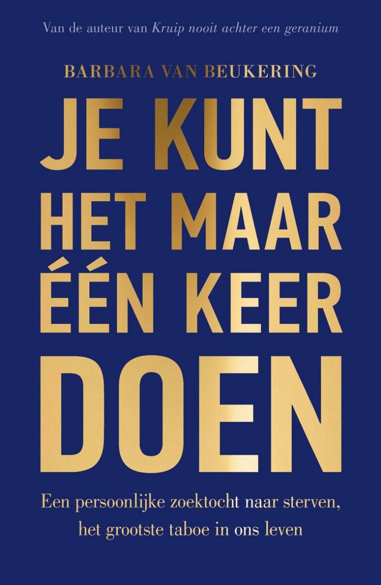 Je kunt het maar één keer doen