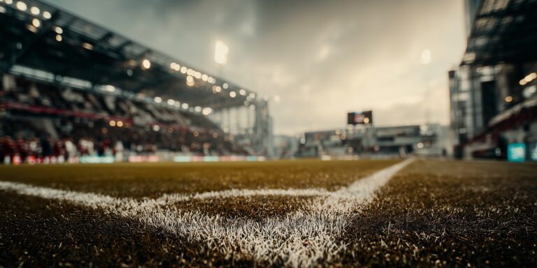 Hoek van het voetbalveld