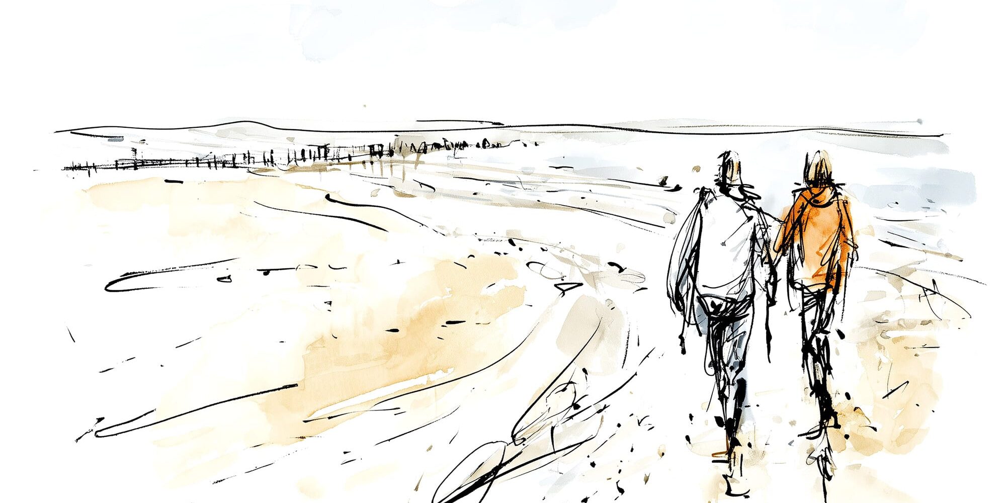 Samen op het strand 02