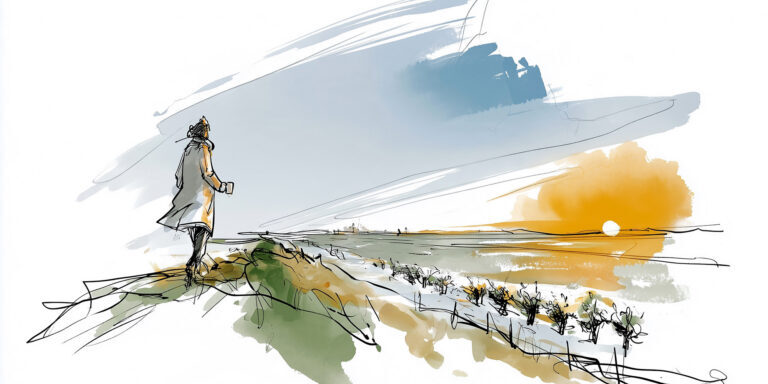Wandeling in de ochtend