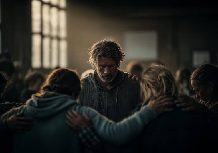 elkaar troosten